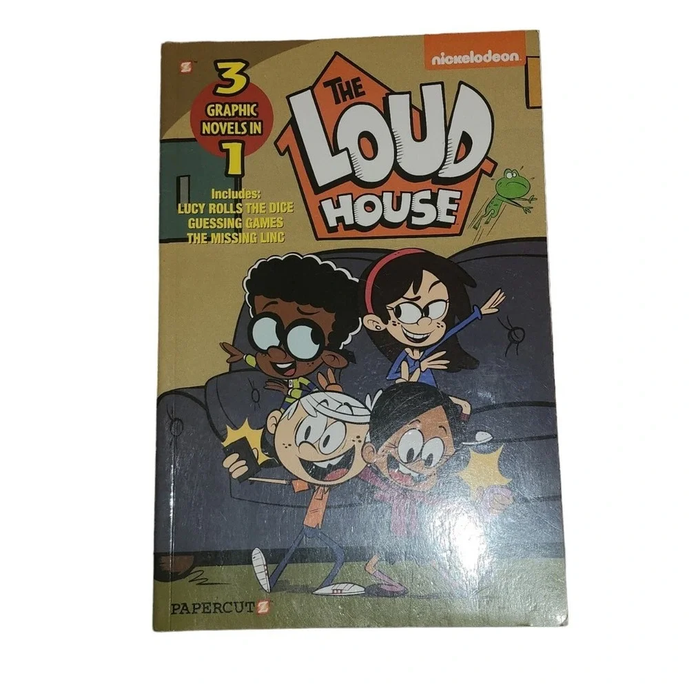 The Loud House 3 Graphic Novels in 1 Nickelodeon Kids Comic‎ Book